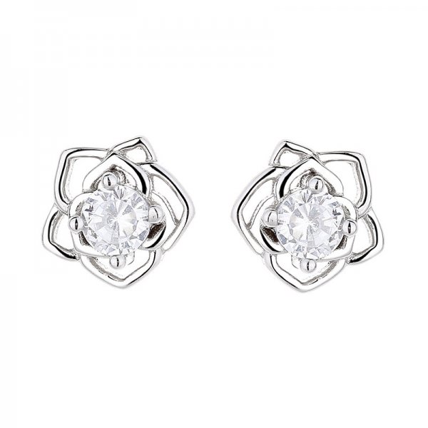 S999 New Rose High-grade Summer Minority Simple Earrings